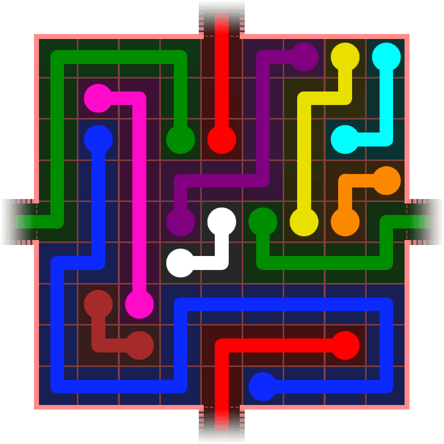 Flow Free Warps 904 Solution