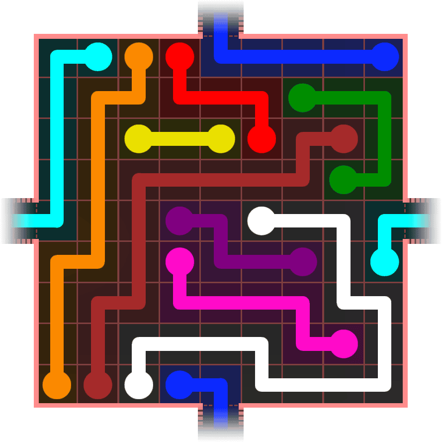 Flow Free Warps 1025 Solution