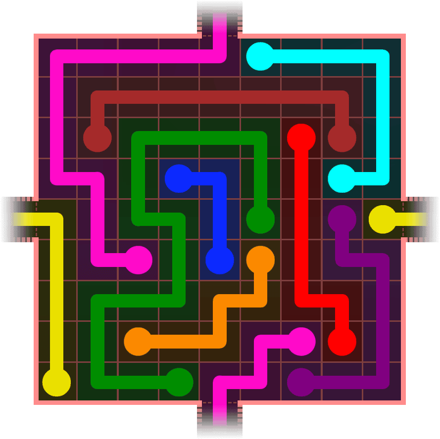 Flow Free Warps 1028 Solution