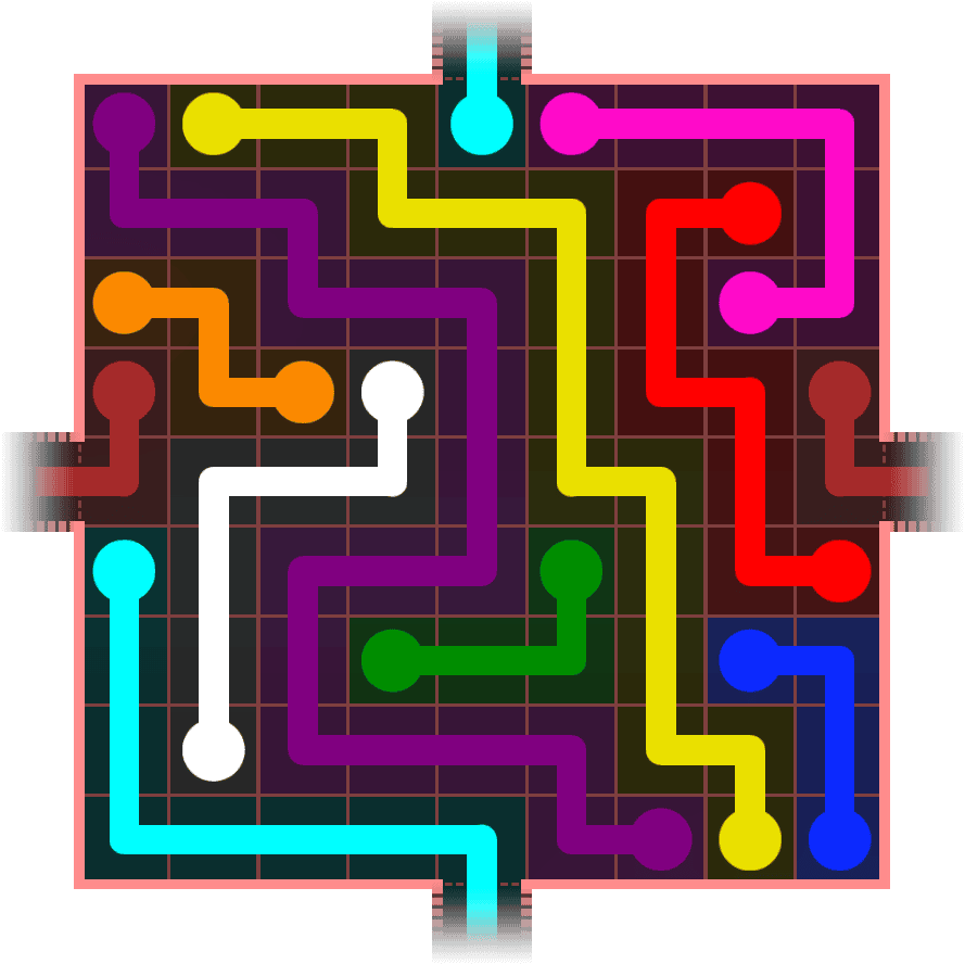 Flow Free Warps 1032 Solution