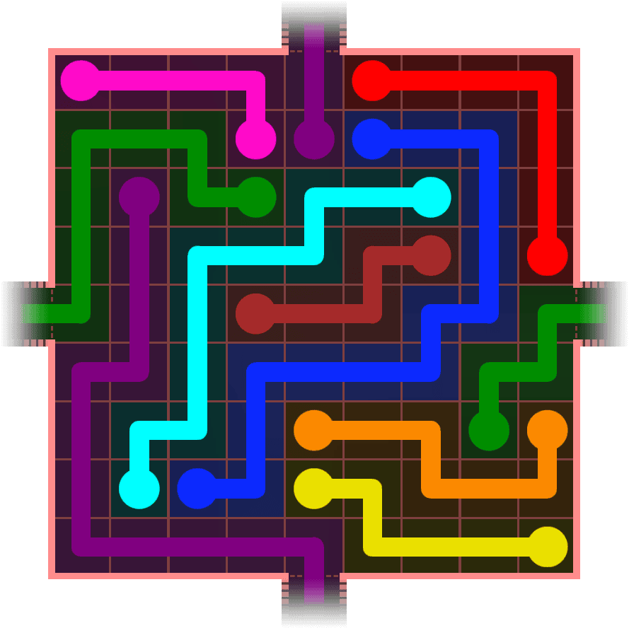 Flow Free Warps 1042 Solution
