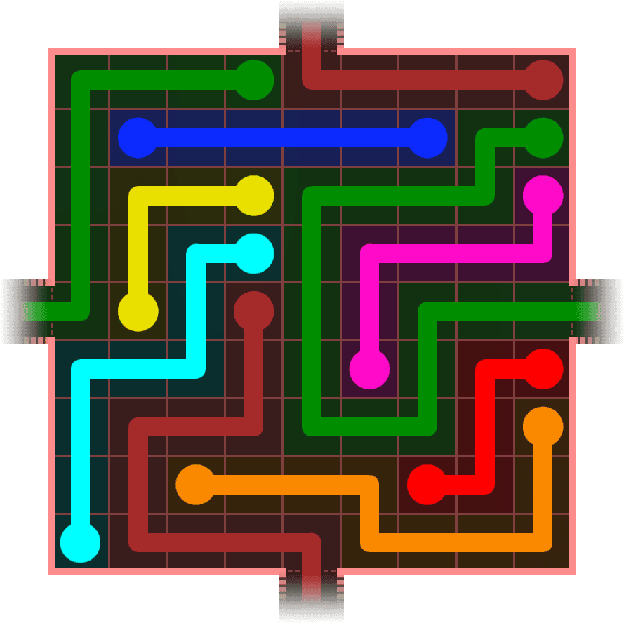 Flow Free Warps 1047 Solution
