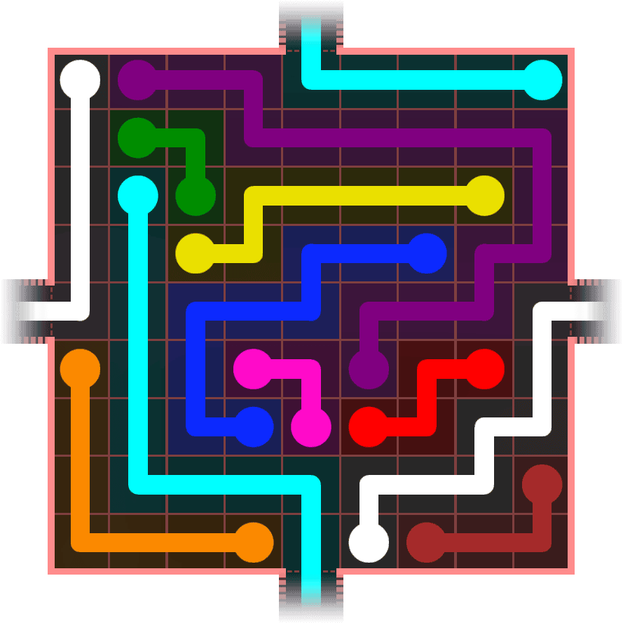 Flow Free Warps 1050 Solution