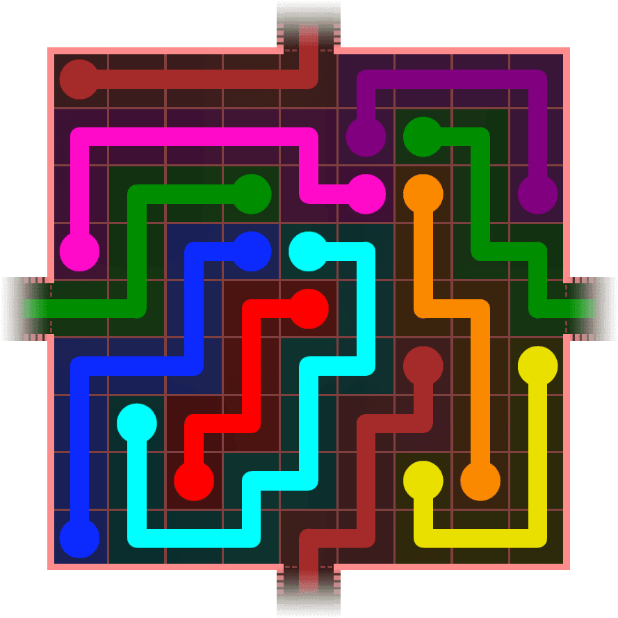 Flow Free Warps 933 Solution