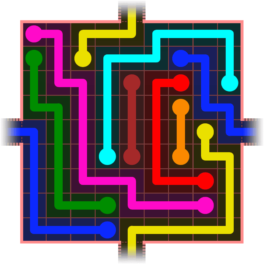 Flow Free Warps 934 Solution