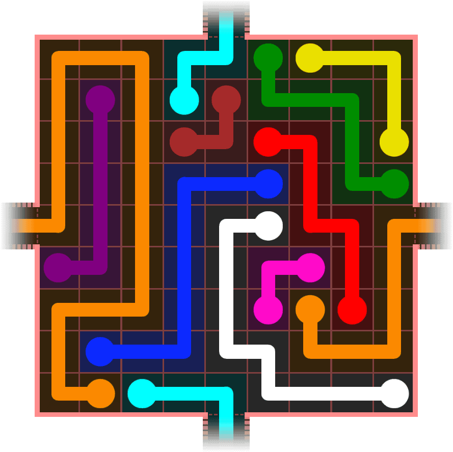 Flow Free Warps 935 Solution