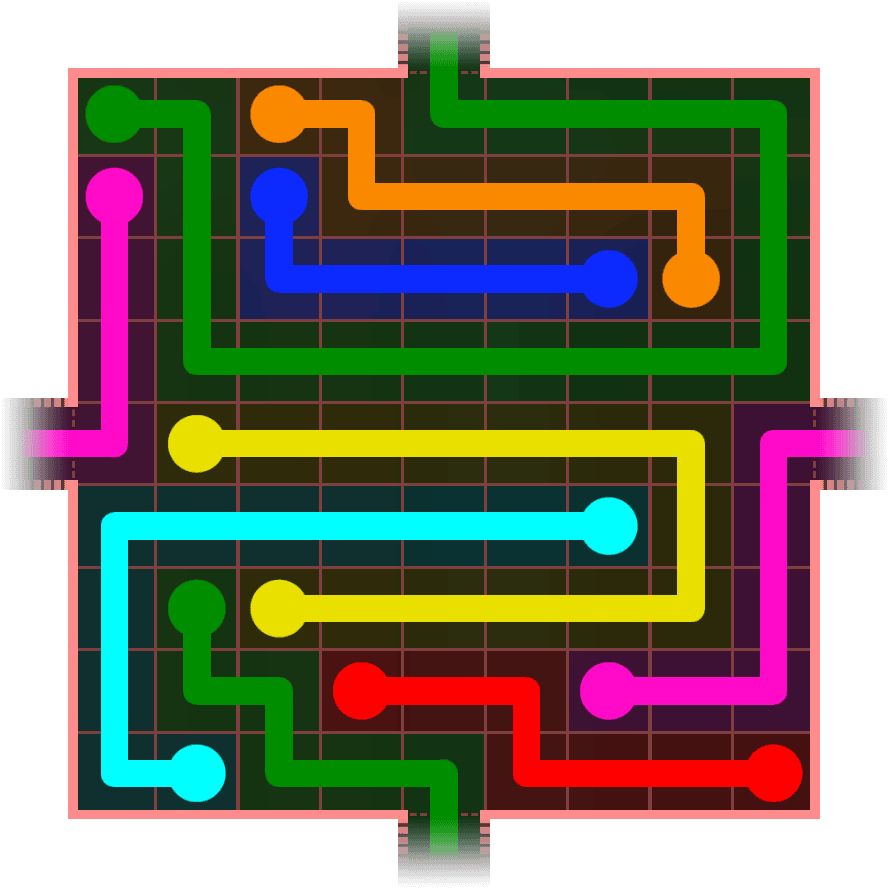 Flow Free Warps 937 Solution