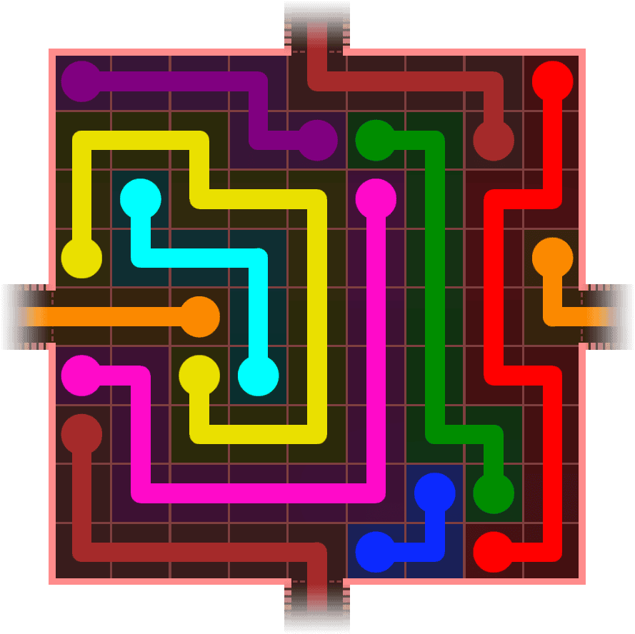 Flow Free Warps 940 Solution