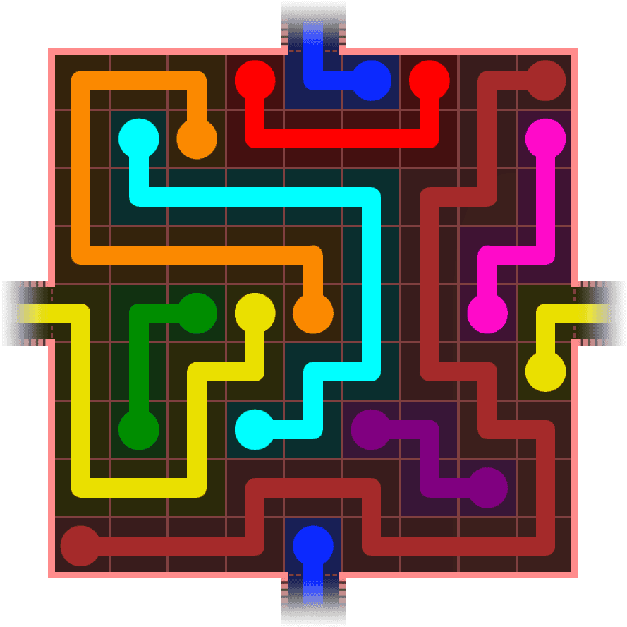 Flow Free Warps 949 Solution