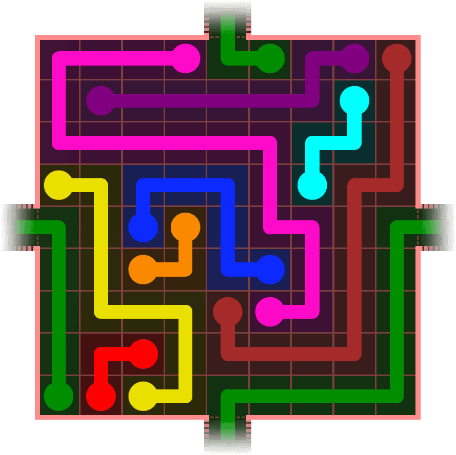 Flow Free Warps 951 Solution