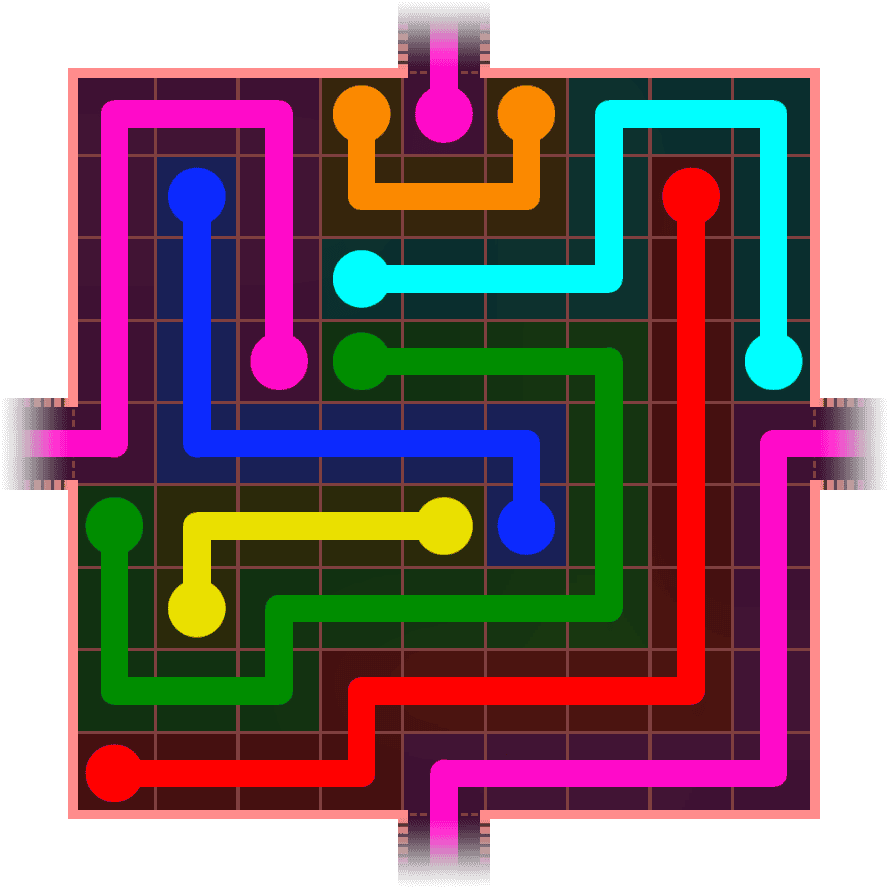 Flow Free Warps 953 Solution