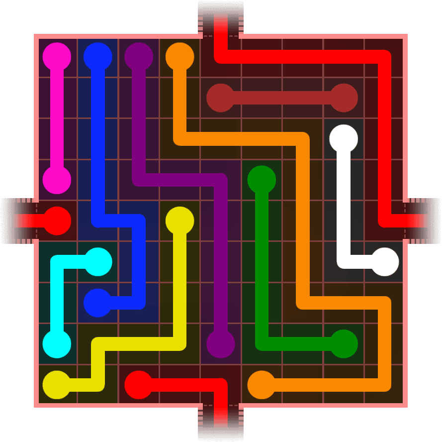 Flow Free Warps 956 Solution