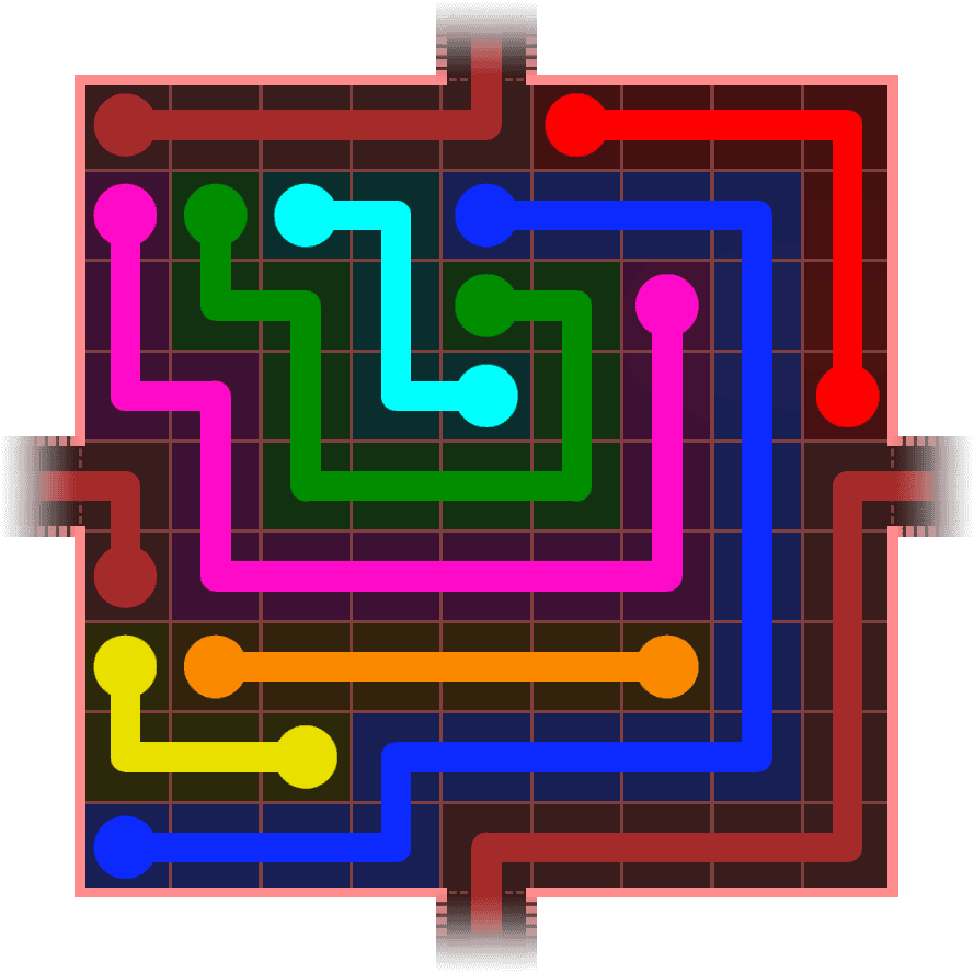 Flow Free Warps 959 Solution