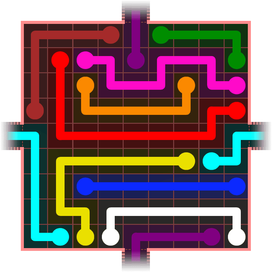 Flow Free Warps 960 Solution
