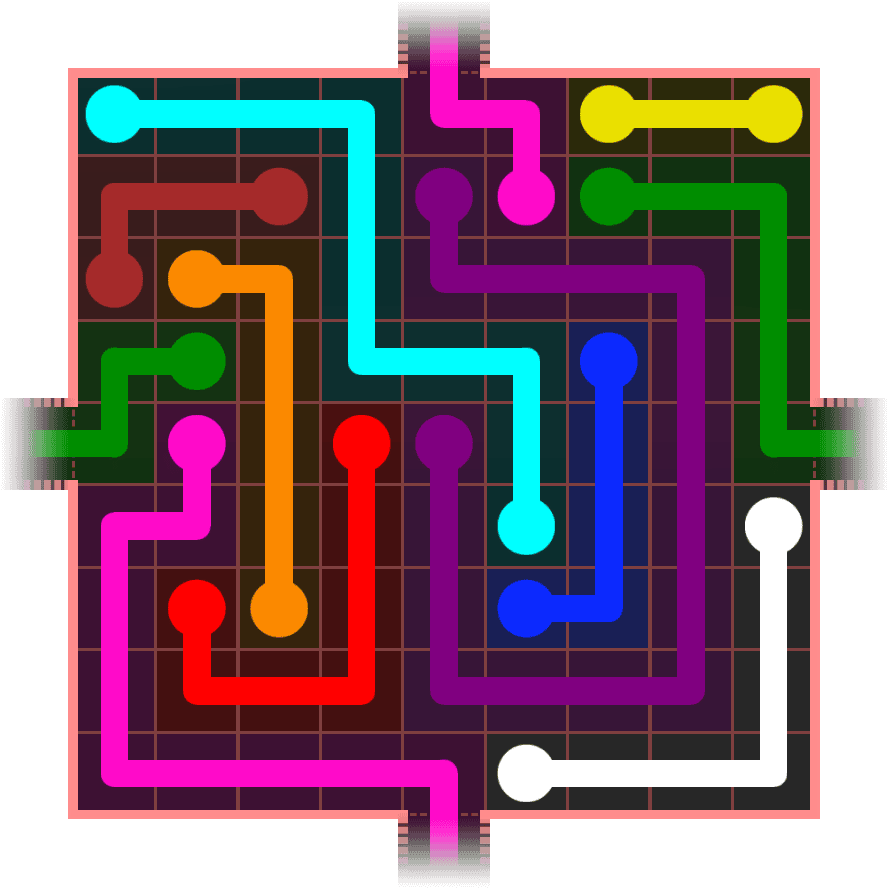 Flow Free Warps 963 Solution