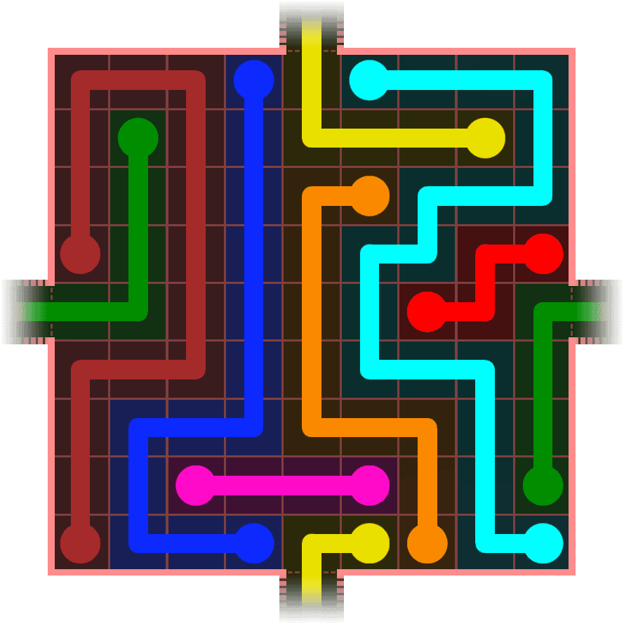 Flow Free Warps 965 Solution