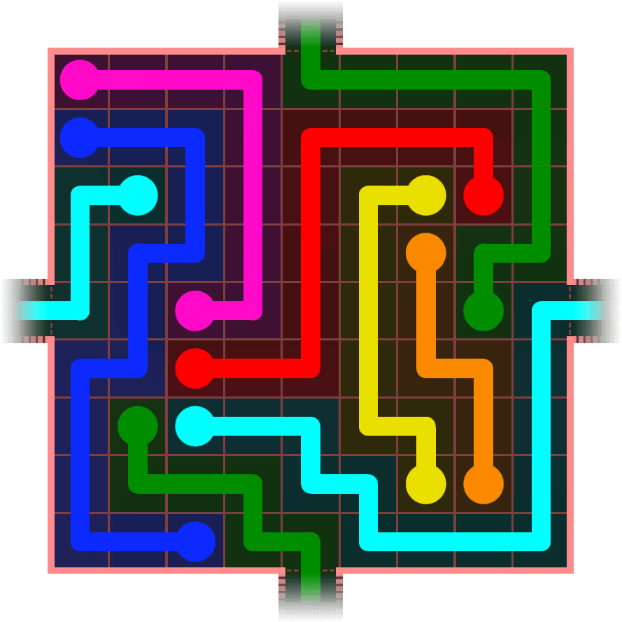 Flow Free Warps 966 Solution