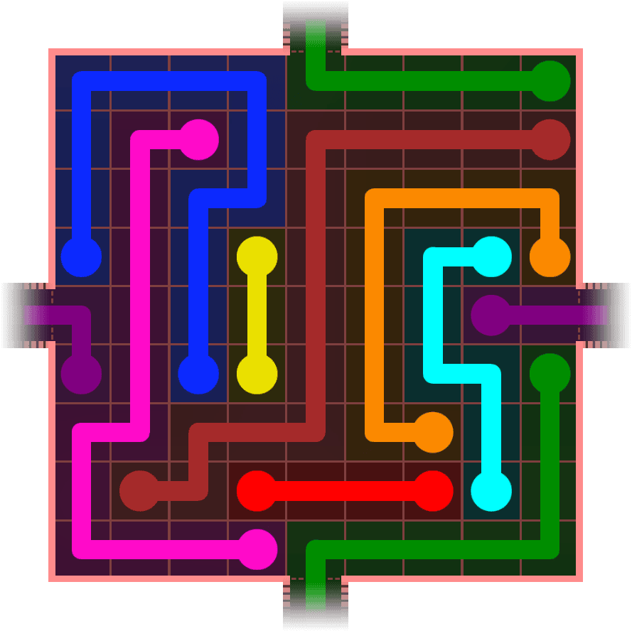Flow Free Warps 969 Solution