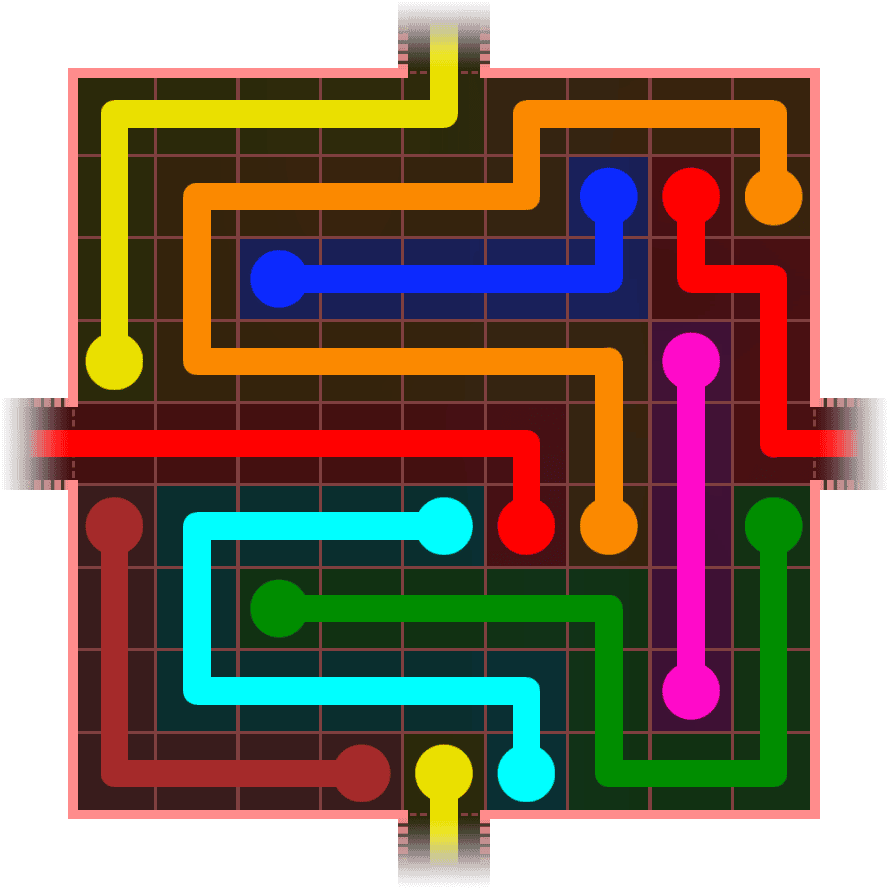 Flow Free Warps 981 Solution