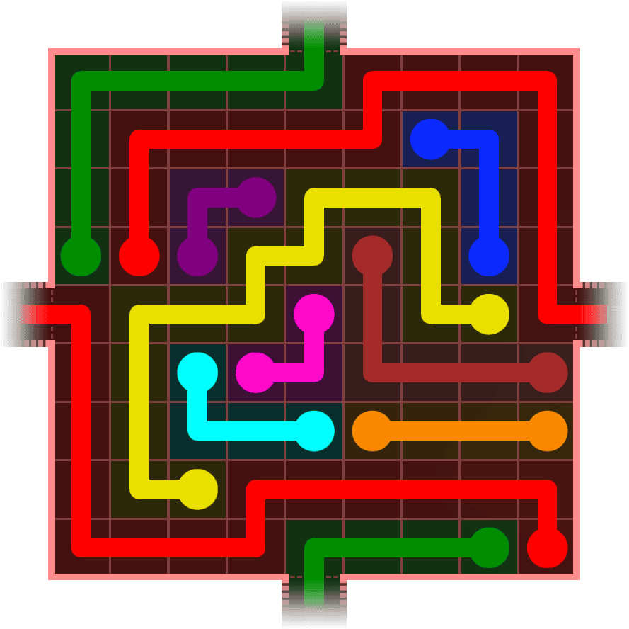 Flow Free Warps 1000 Solution