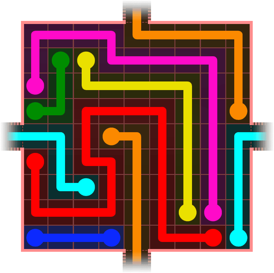 Flow Free Warps 1005 Solution