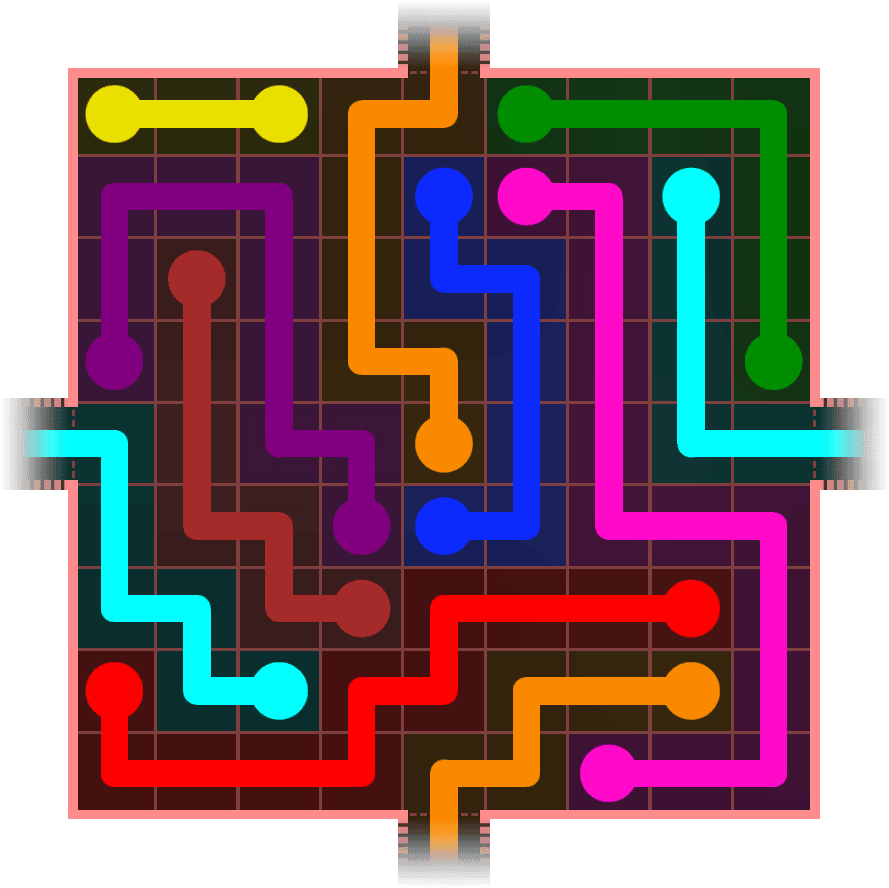 Flow Free Warps 1010 Solution