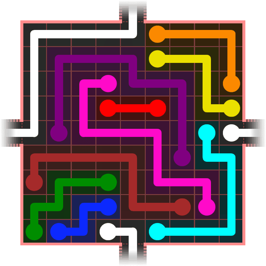 Flow Free Warps 1014 Solution