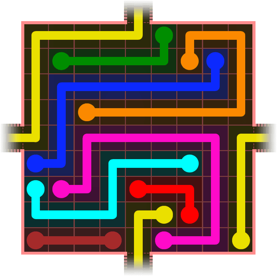 Flow Free Warps 1018 Solution
