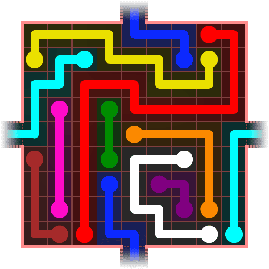 Flow Free Warps 996 Solution