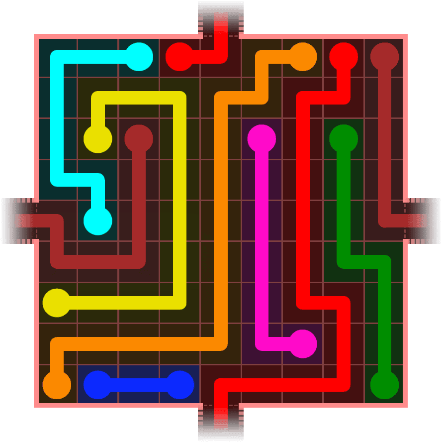 Flow Free Warps 997 Solution
