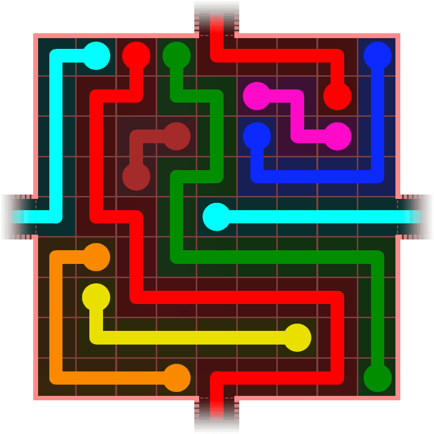 Flow Free Warps 999 Solution