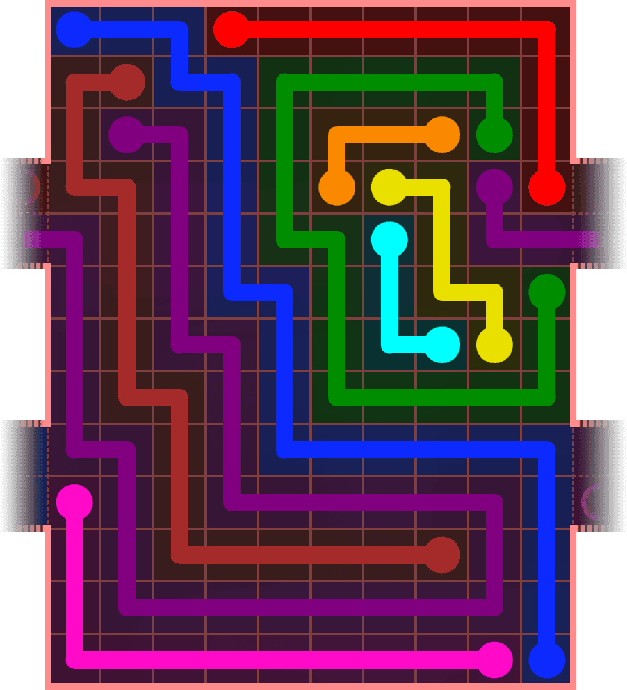Flow Free Warps 5719 Solution