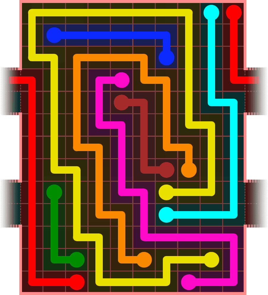 Flow Free Warps 5732 Solution