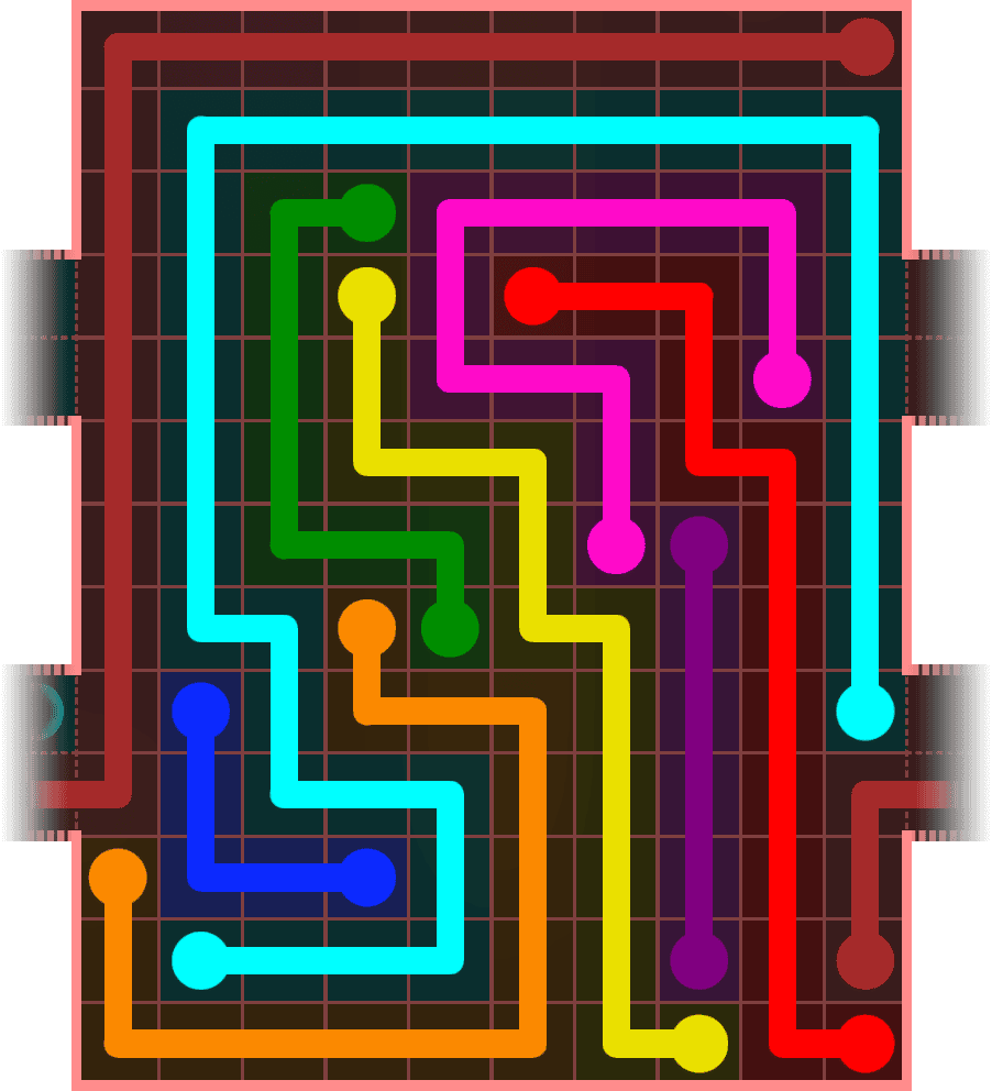 Flow Free Warps 5742 Solution