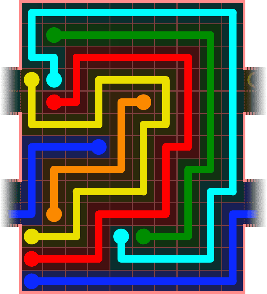 Flow Free Warps 6078 Solution