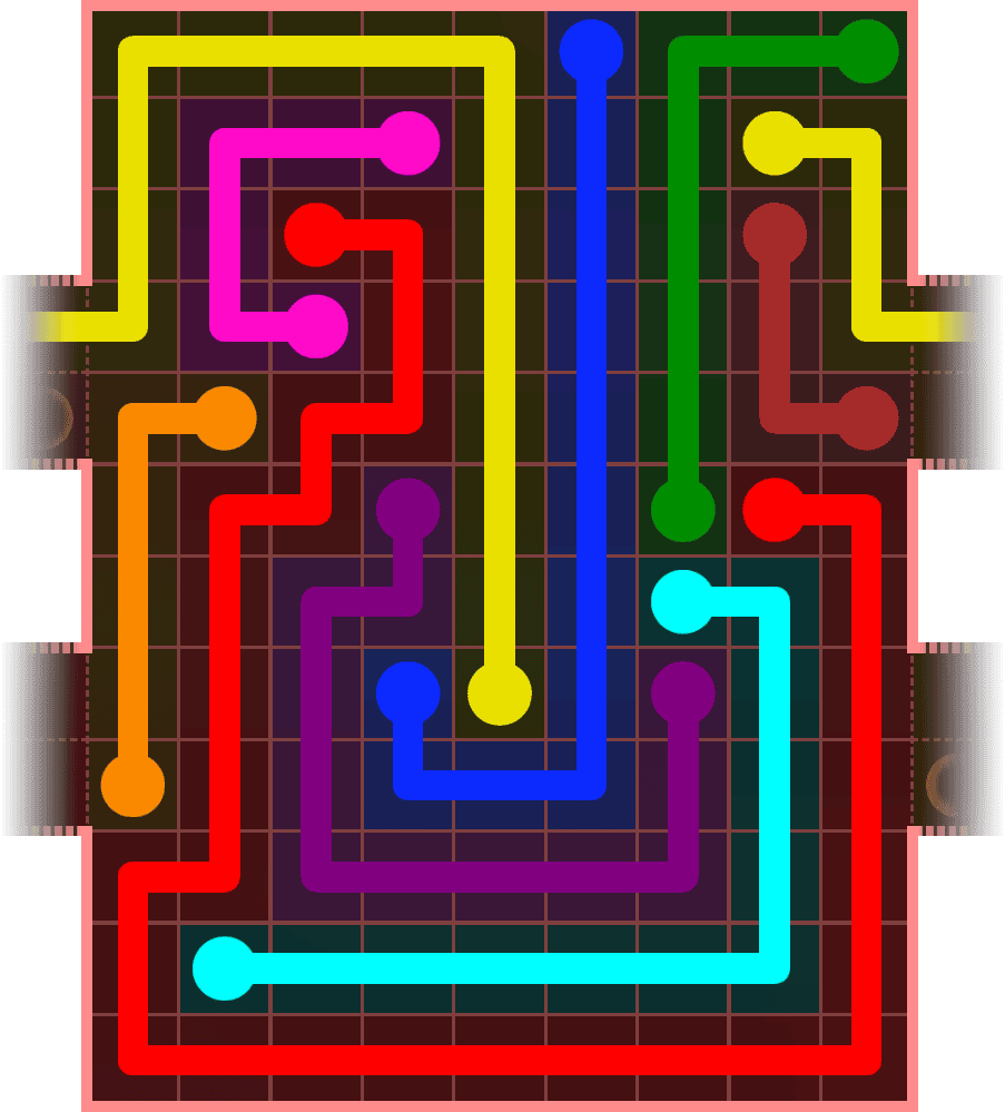 Flow Free Warps 5417 Solution