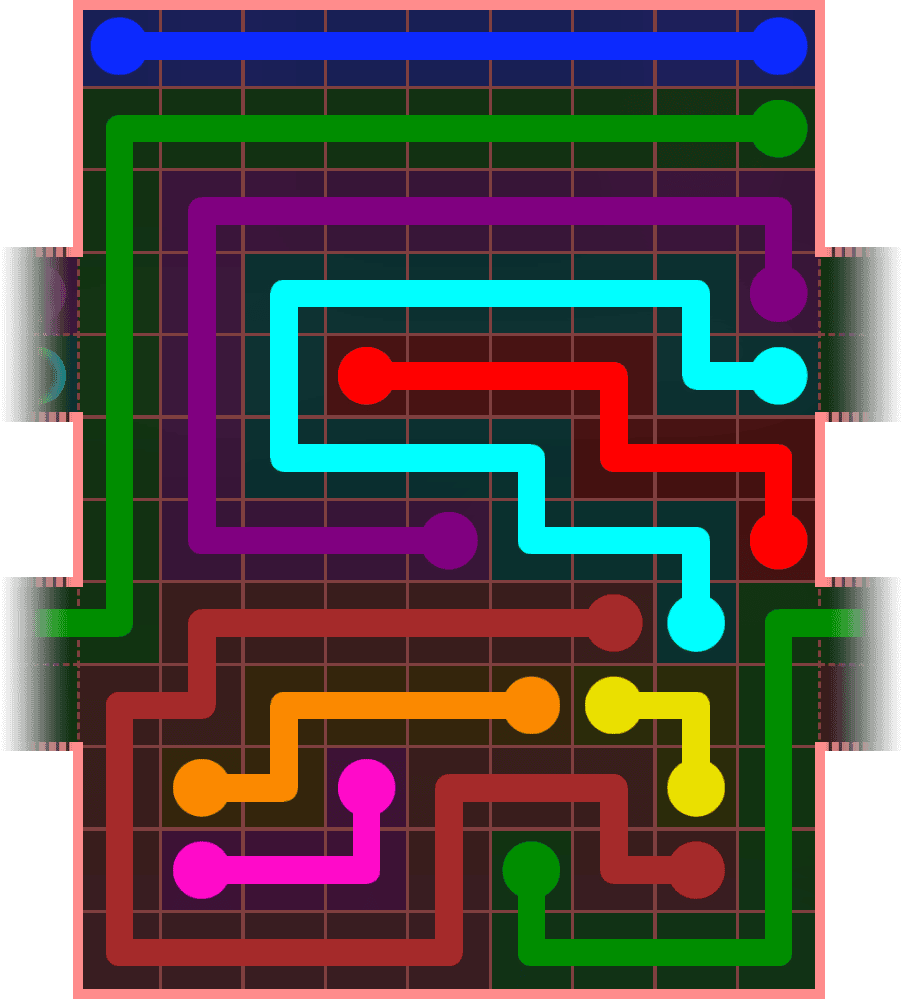 Flow Free Warps 5431 Solution