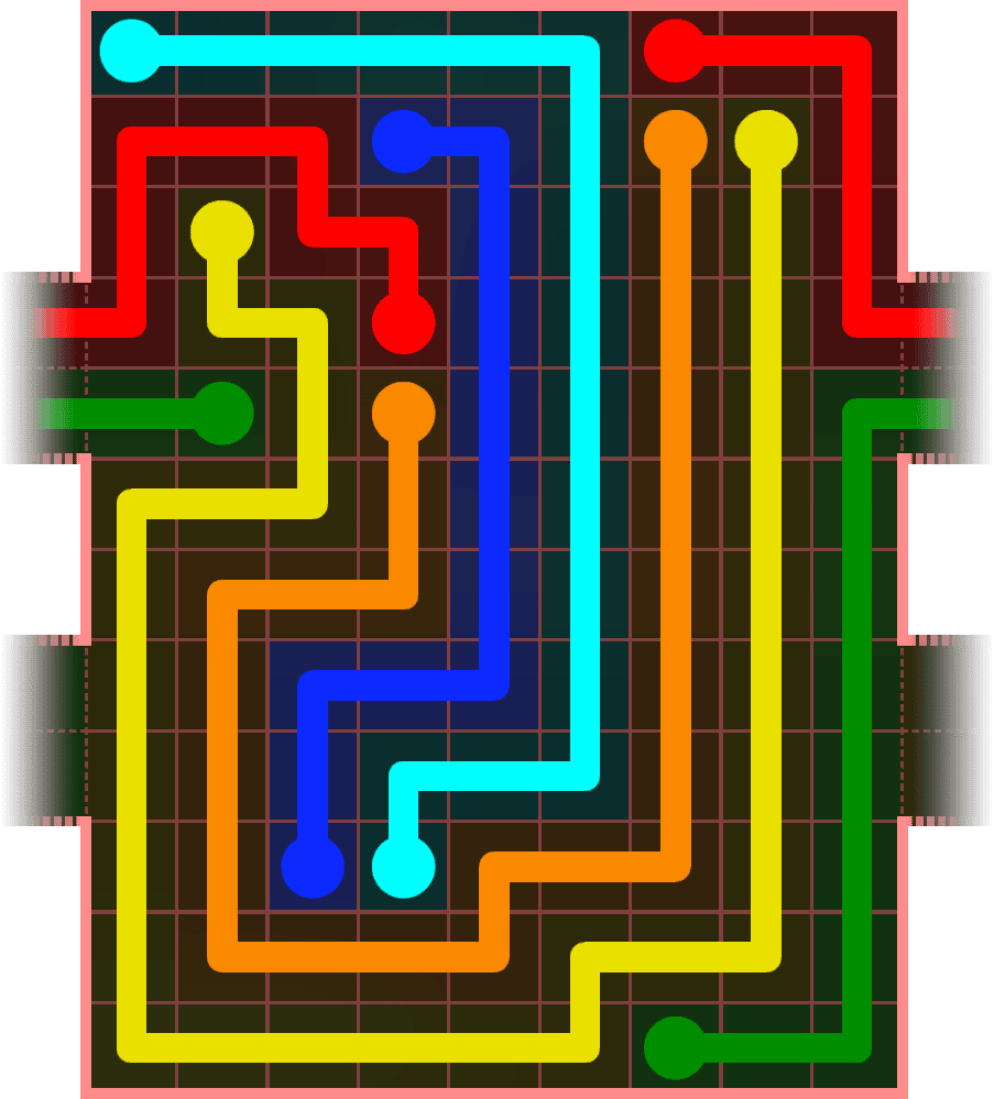 Flow Free Warps 5319 Solution