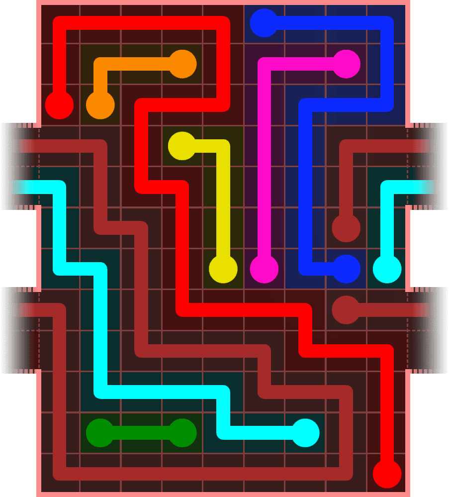 Flow Free Warps 5342 Solution
