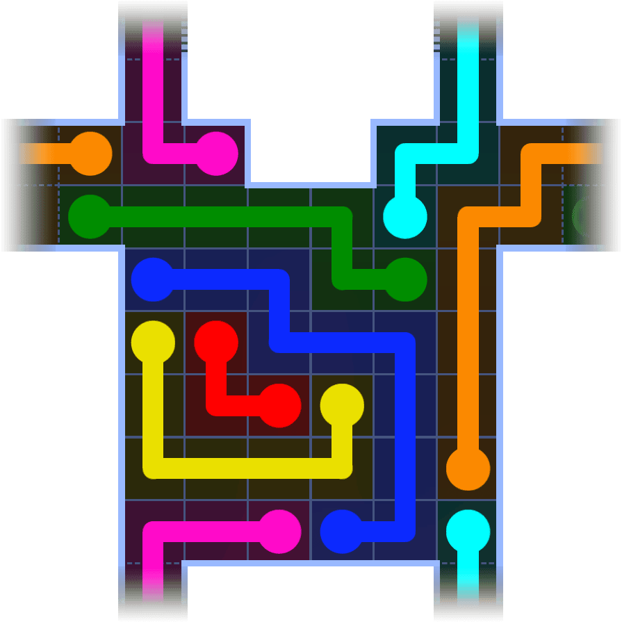 Flow Free Warps 3610 Solution