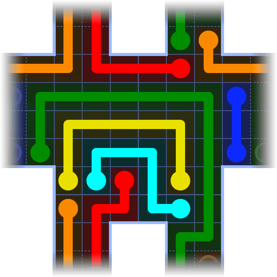 Flow Free Warps 3616 Solution