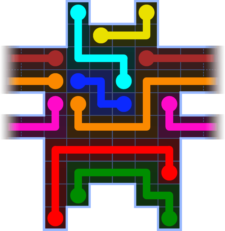 Flow Free Warps 3618 Solution