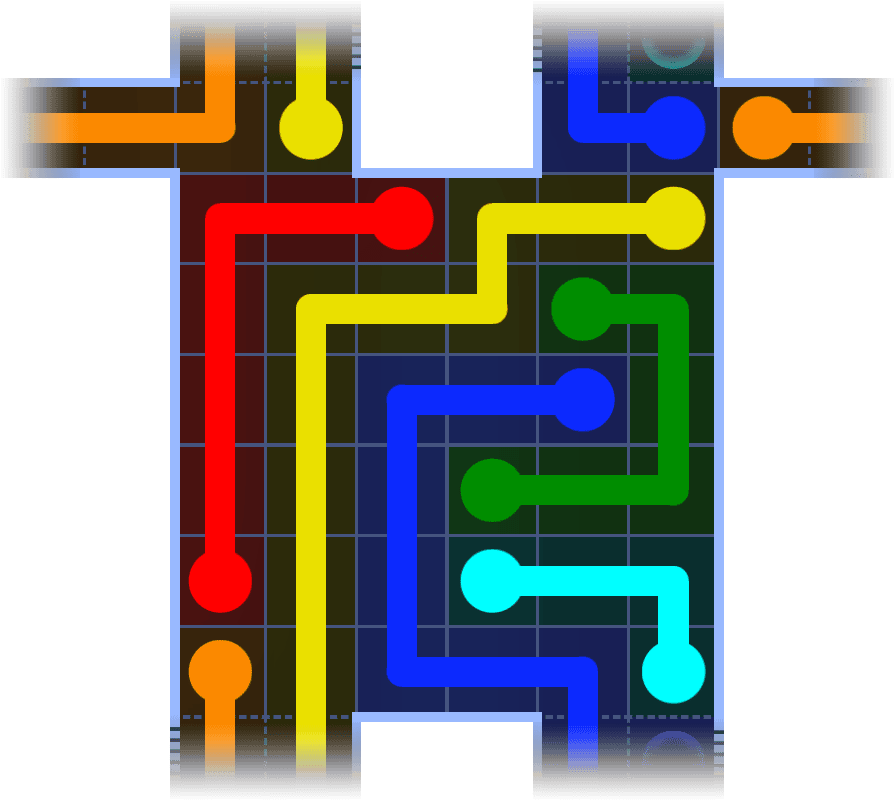 Flow Free Warps 3606 Solution