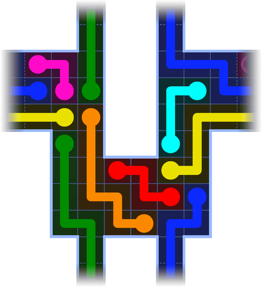 Flow Free Warps 3608 Solution