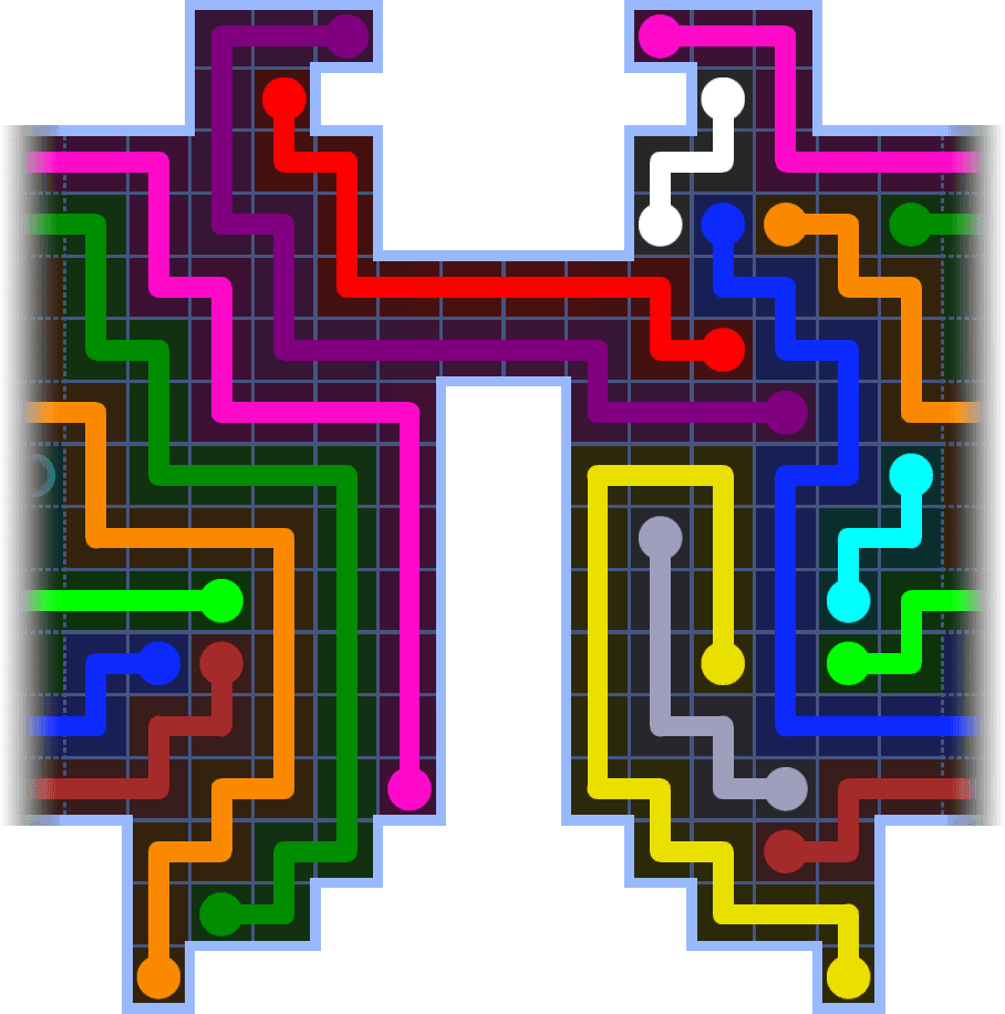 Flow Free Warps 3722 Solution