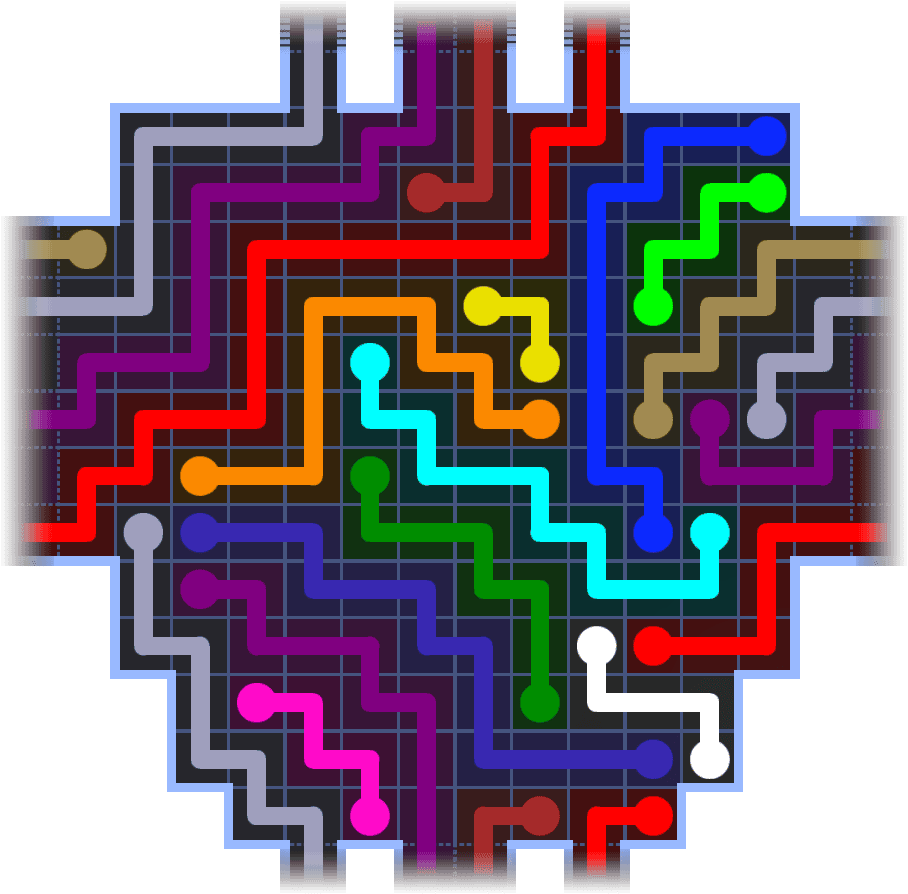 Flow Free Warps 3728 Solution