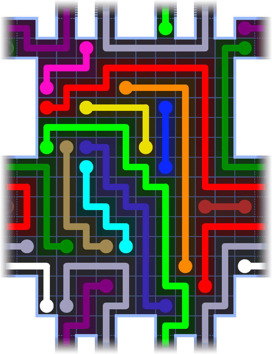Flow Free Warps 3731 Solution