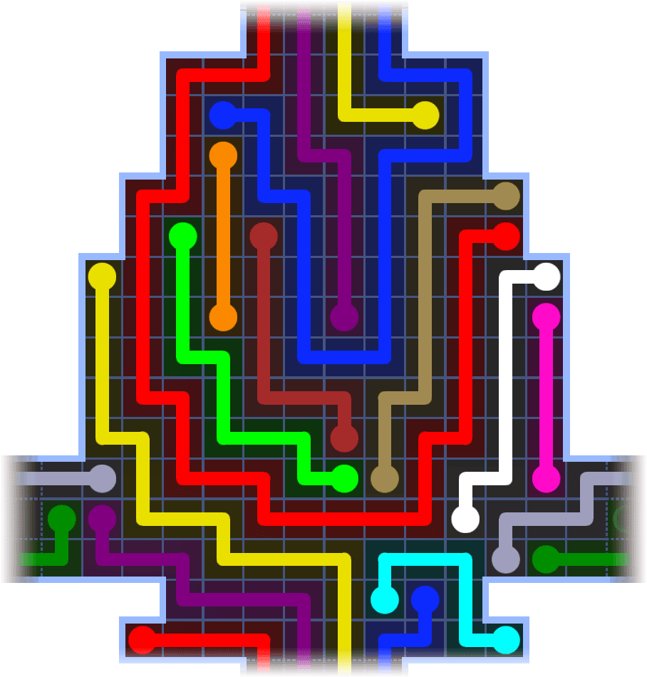 Flow Free Warps 3732 Solution