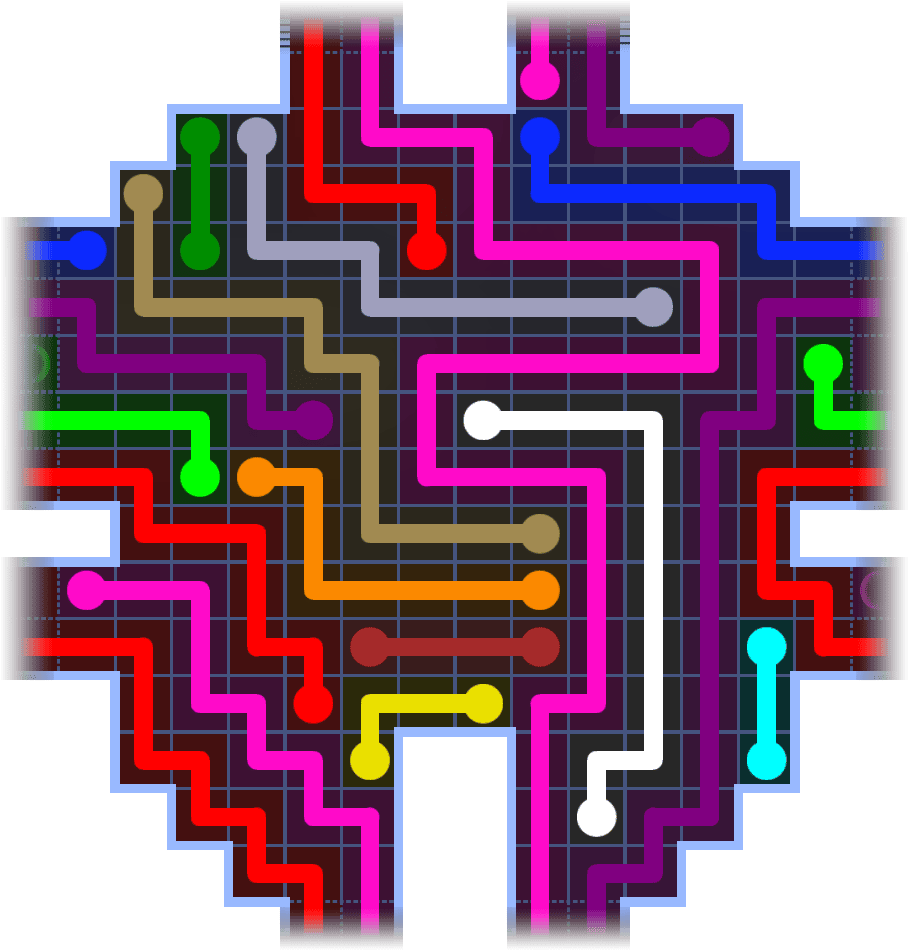 Flow Free Warps 3736 Solution