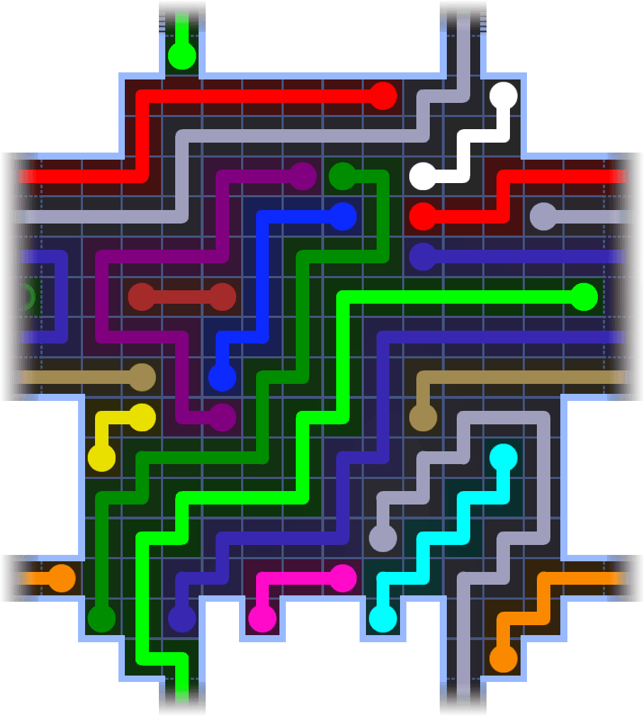 Flow Free Warps 3744 Solution